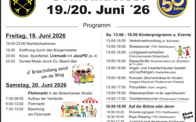 Warthausen feiert: 50 Jahre Freibad & Gemeindefest!