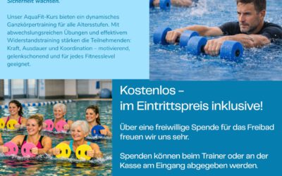 Aquafit – für den guten Zweck