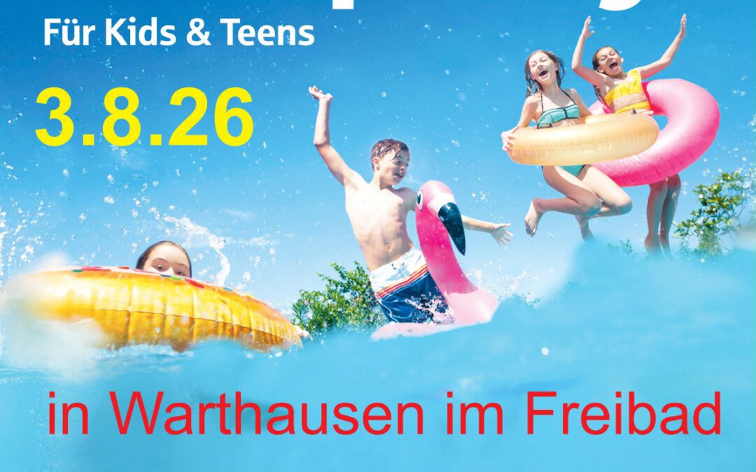 Sommer-Poolparty am 03.08.2026